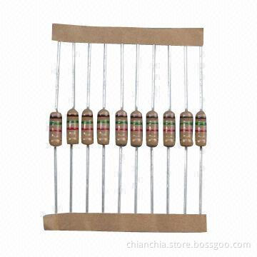 Carbon Film resistor with reasonable price, widely and largely used in the electronic appliance